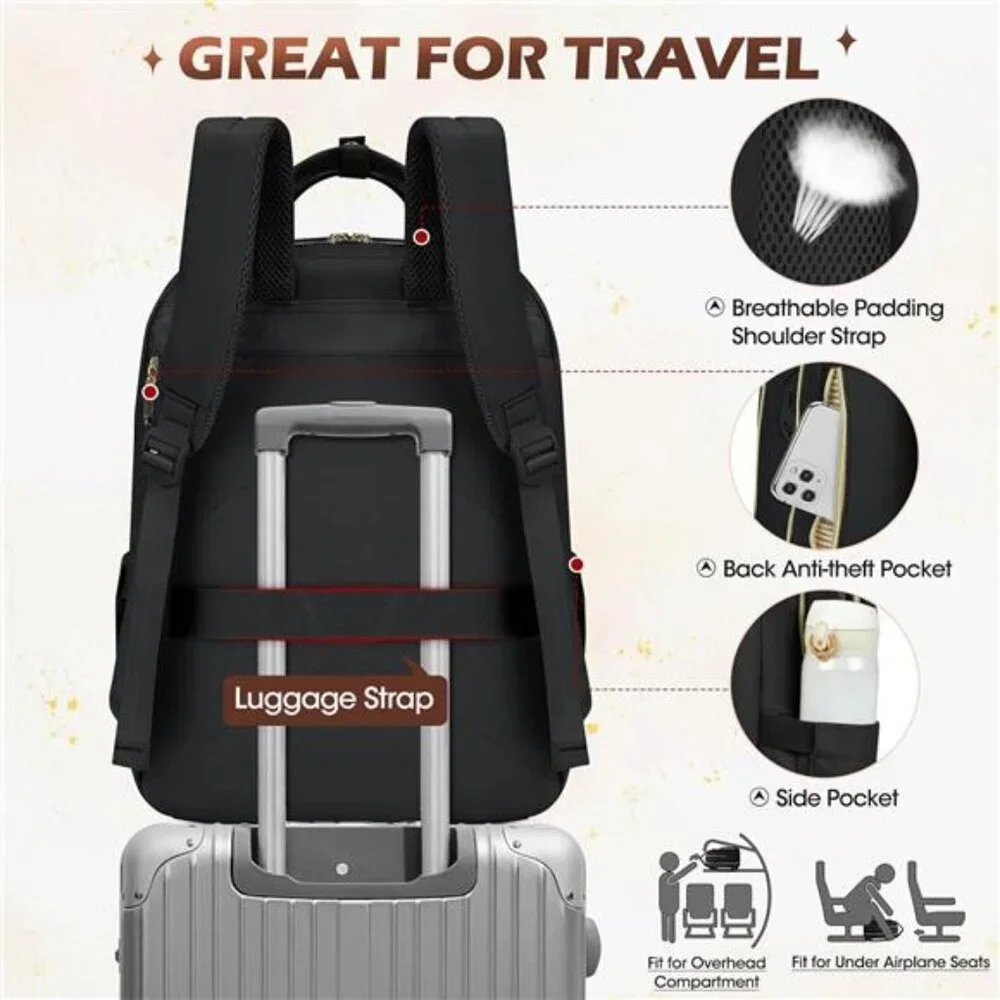 Laptop Backpack for Women 15.6 Inch Fashion Carry on Travel Backpack
